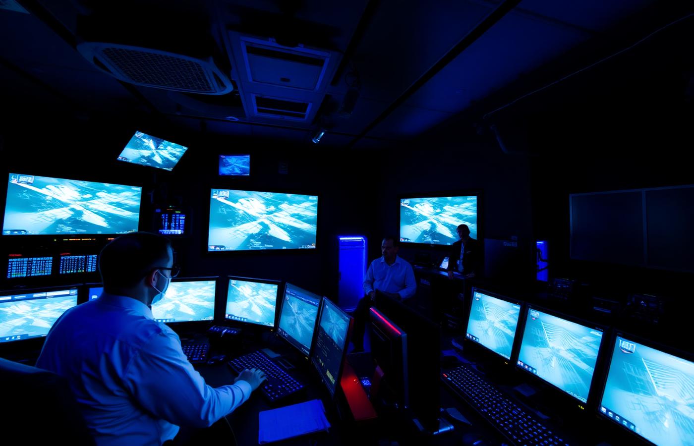 Broadcast control room
